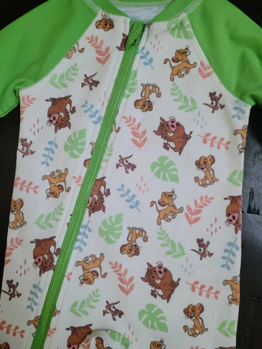 🩱🩳 Disney One Piece Lion King Zip Up Swimsuit